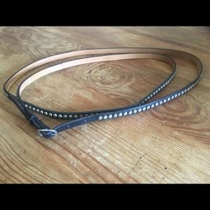 Colleen Cordero black studded belt